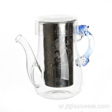 منتج جديد Glass BloomingTeapot with Infuser